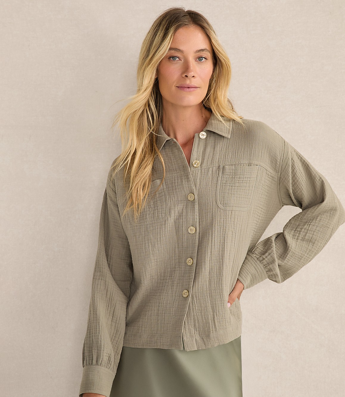 Haven Well Within Organic Cotton Gauze Jacket