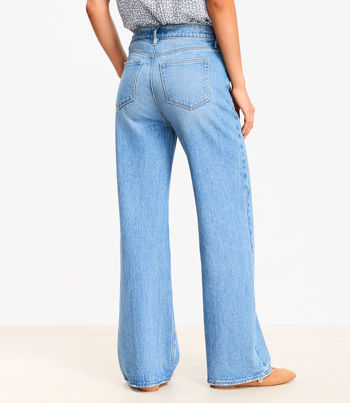 Tall High Rise Wide Leg Jeans in Vintage Indigo
