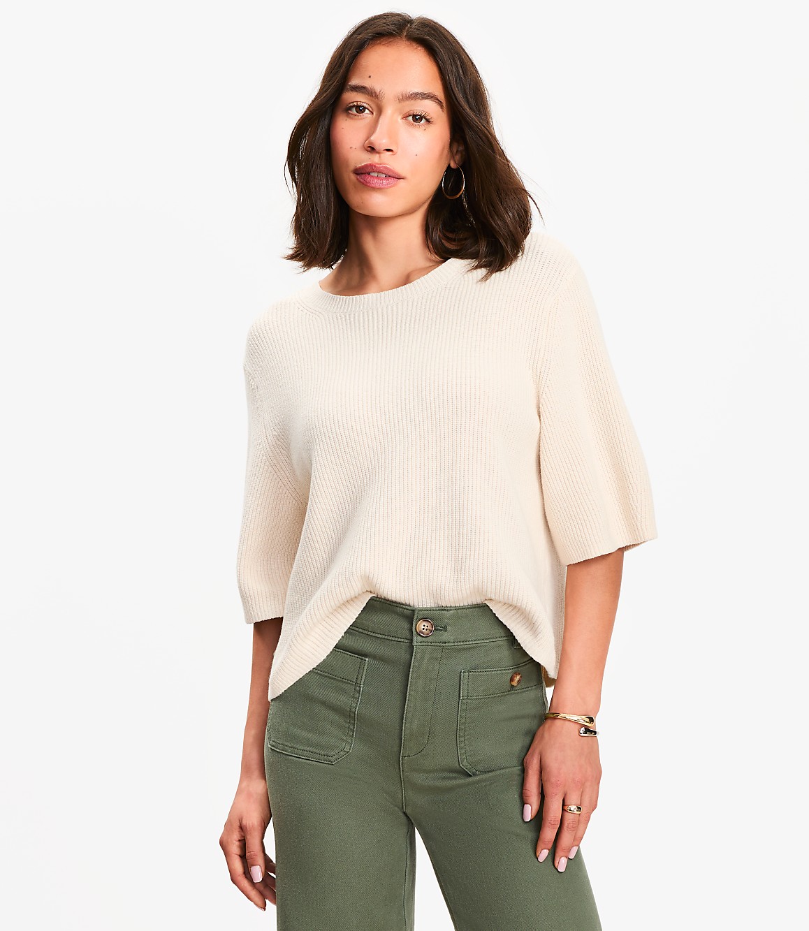 Relaxed Sweater Tee