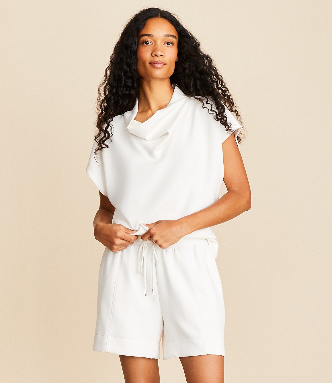 Lou & Grey Scubasoft Cowl Neck Tee