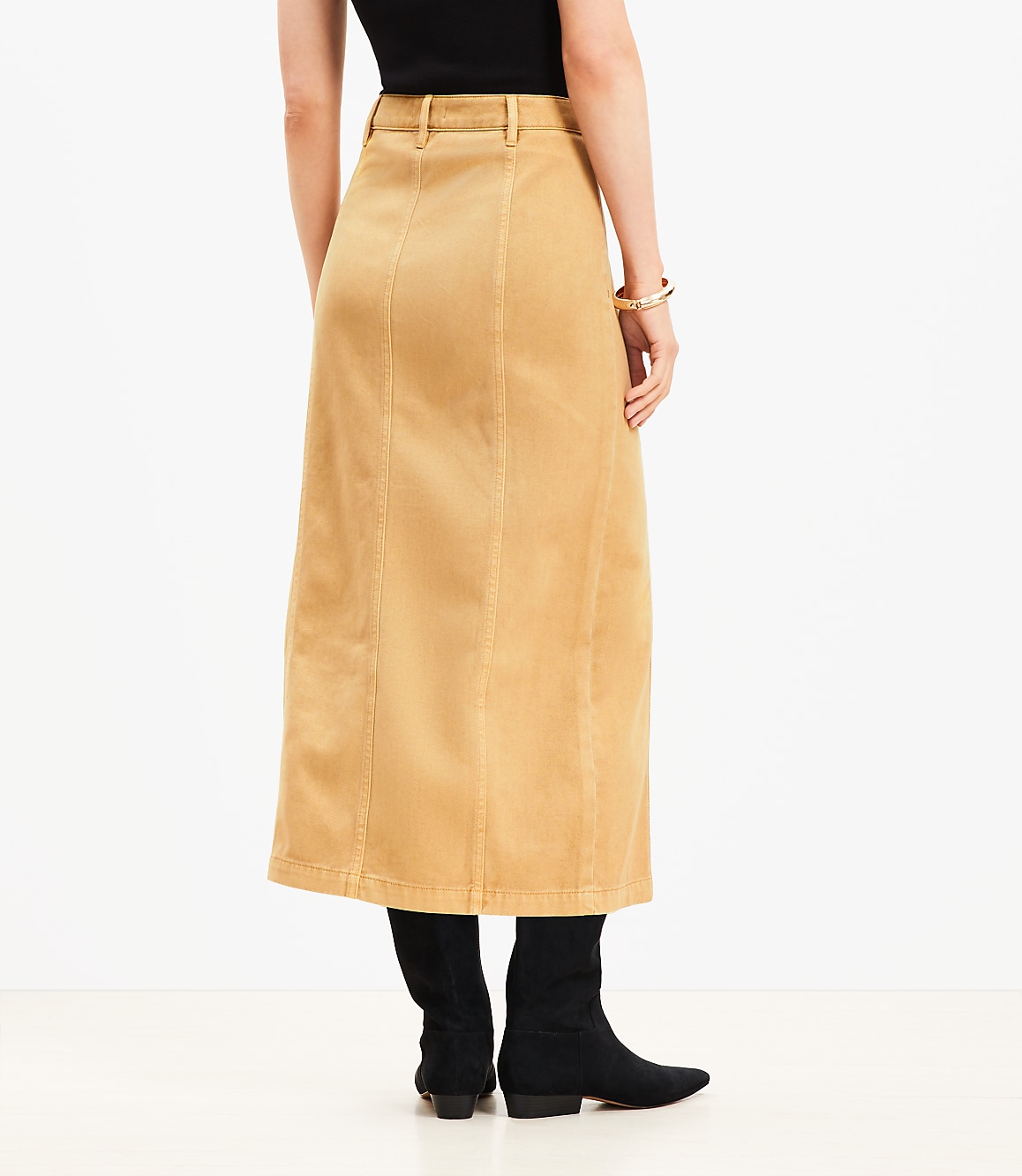 Tall Utility Pocket Midi Skirt
