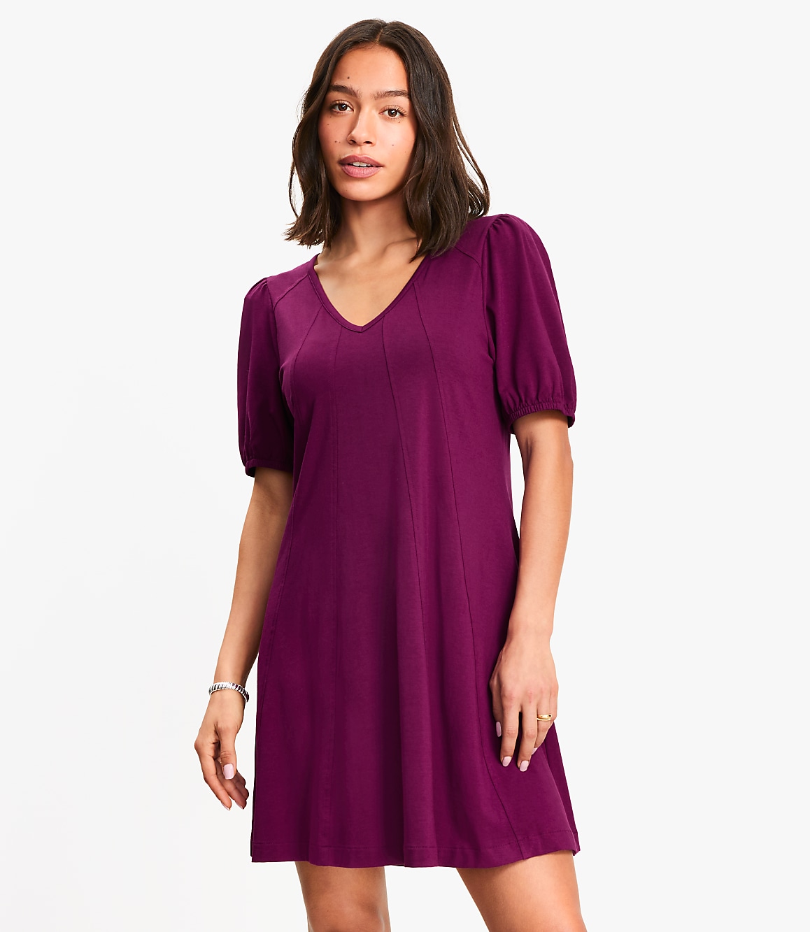 Seamed Mini Dress