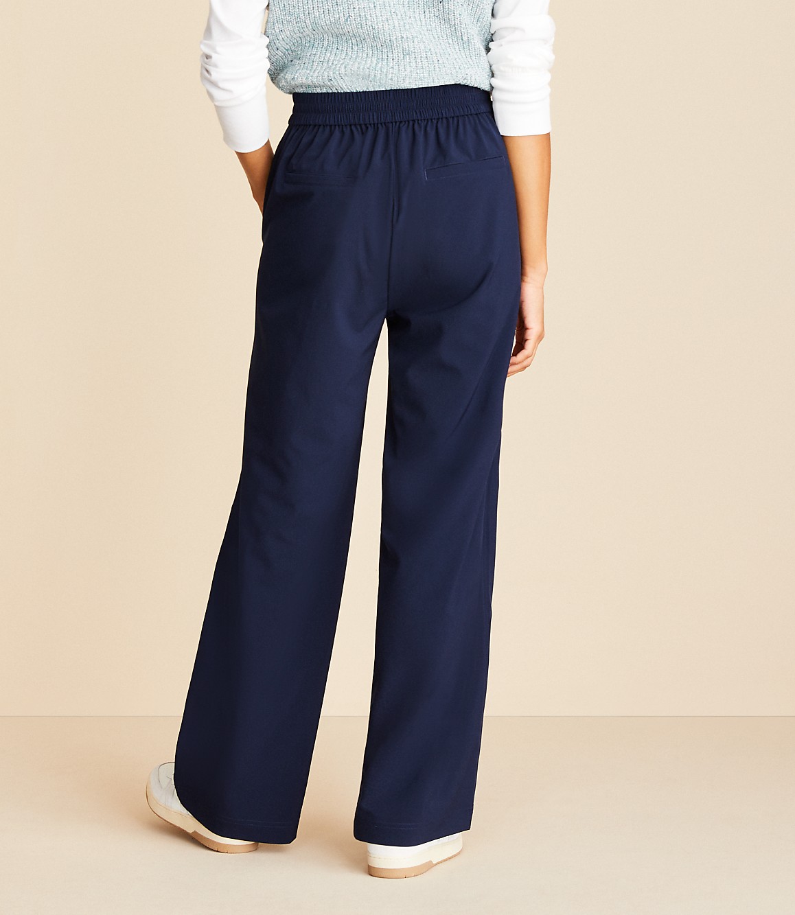 Petite Lou & Grey Wanderweave Wide Leg Trousers