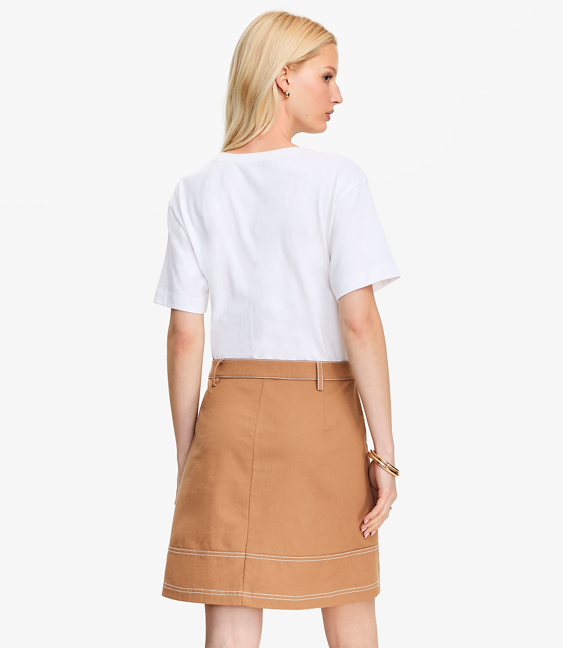 Petite Utility Mixed Media Pocket Mini Dress