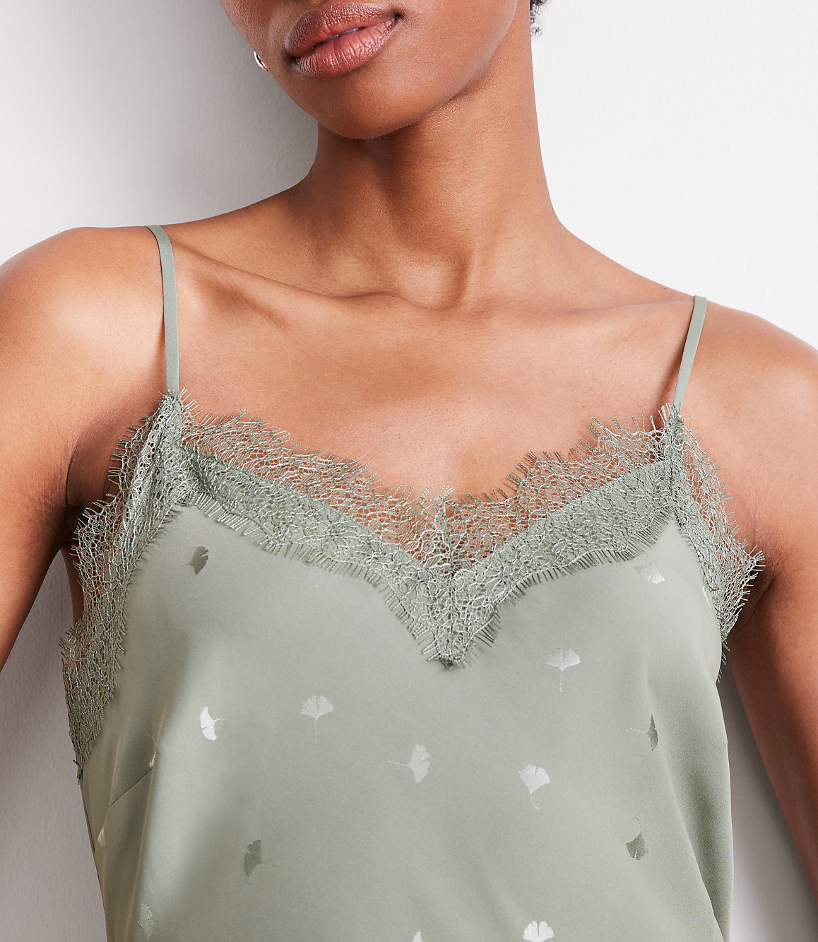 LOFT Versa Gingko Lace Midi Dress