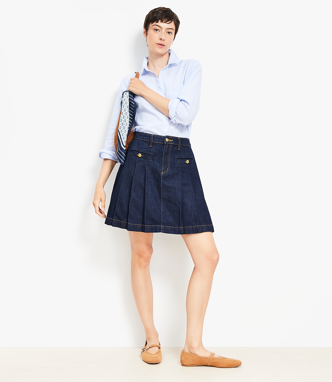 End On End Poplin Everyday Relaxed Pocket Shirt