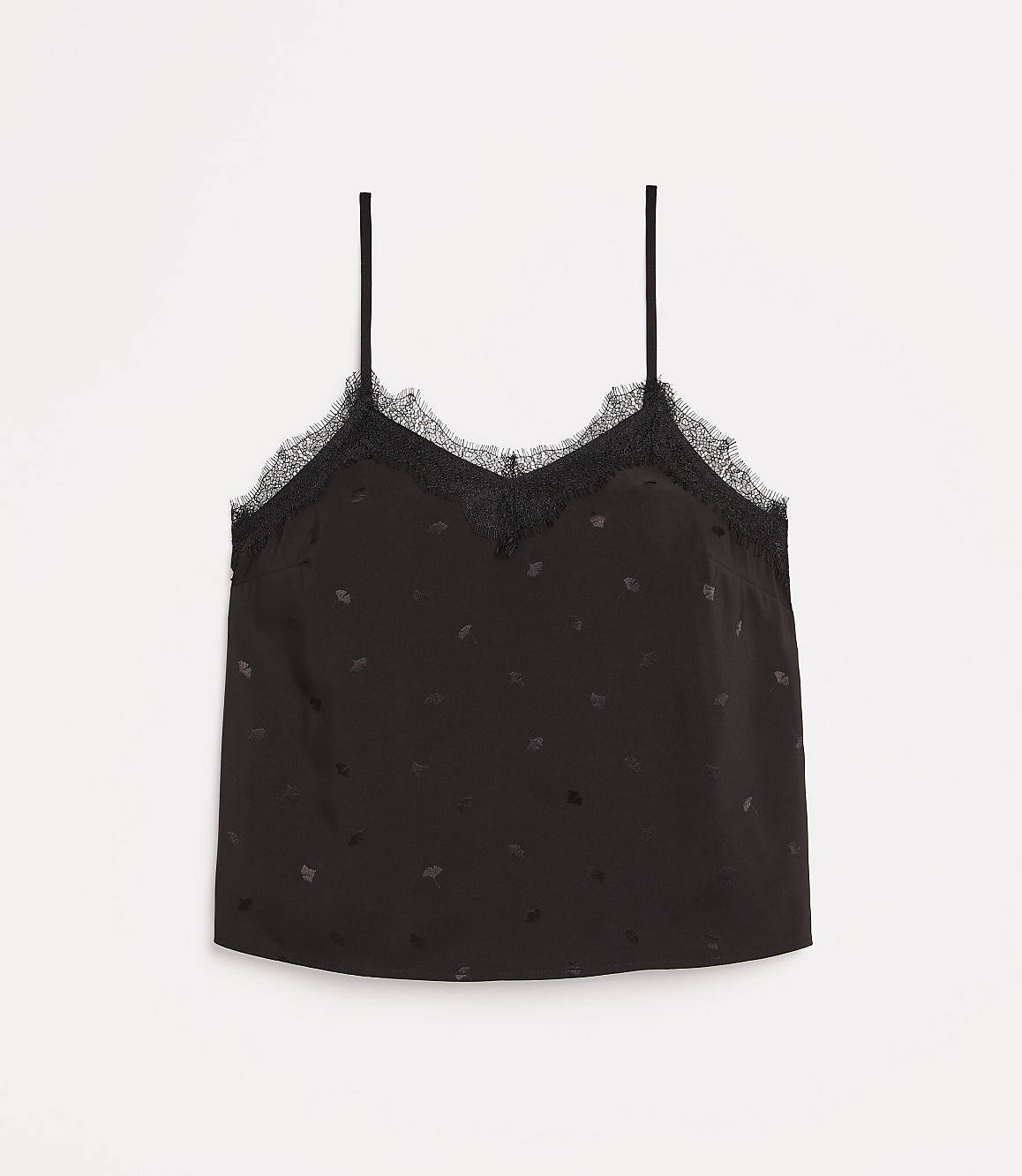 Petite LOFT Versa Gingko Lace Cami