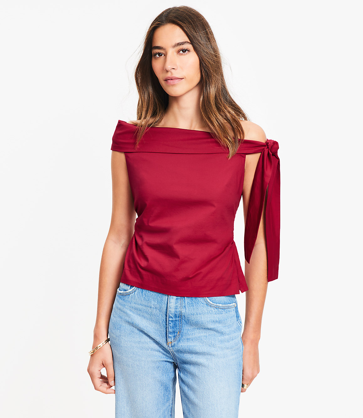 Tie One Shoulder Top