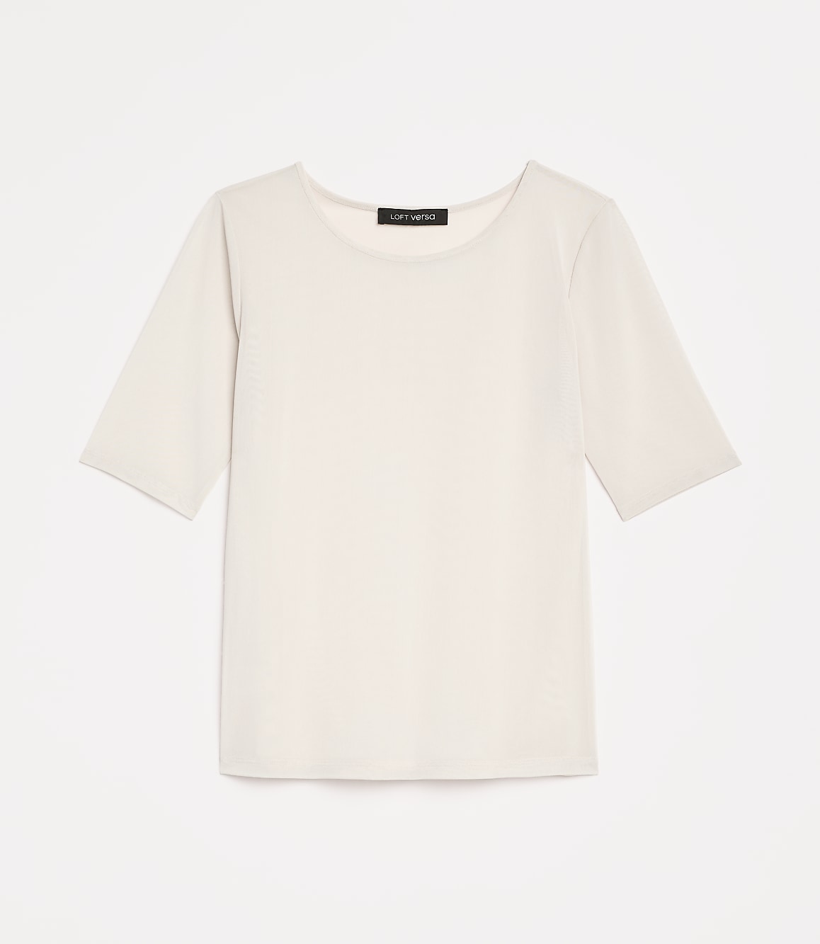 LOFT Versa Mesh Elbow Sleeve Tee