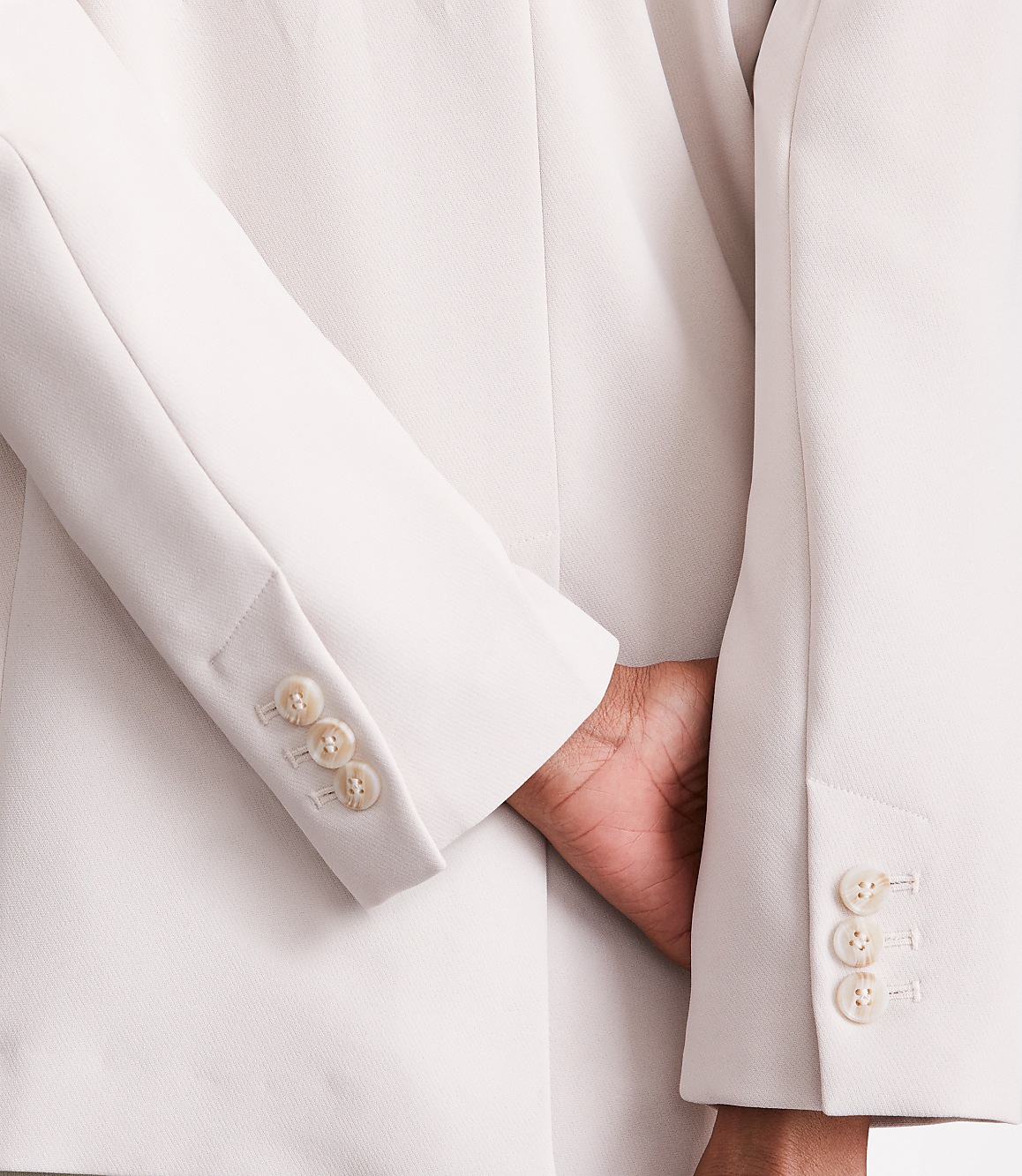 Petite LOFT Versa Crepe Drape Relaxed Blazer
