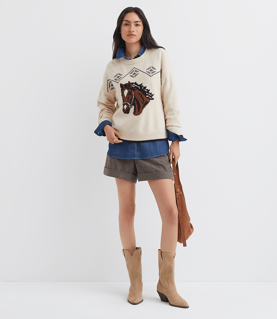 Petite Horse Sweater