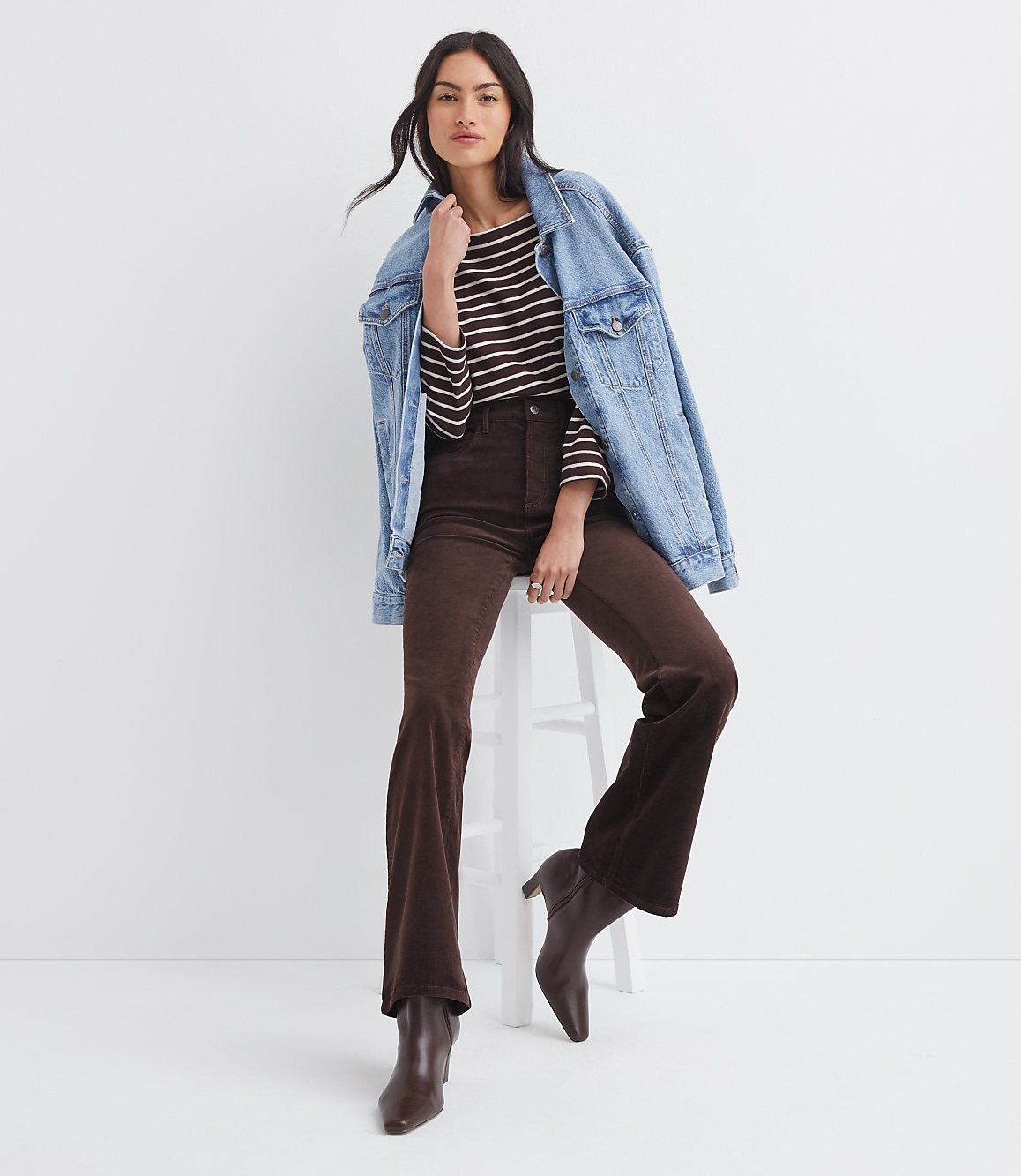 Petite Striped Harbor Tee