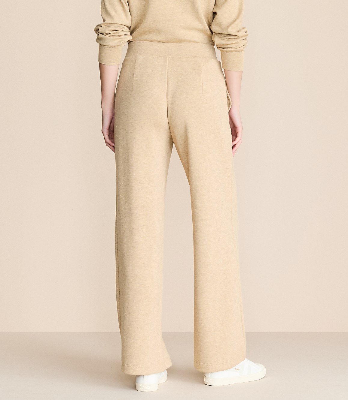 Lou & Grey Scubasoft Pintucked Wide Leg Pants