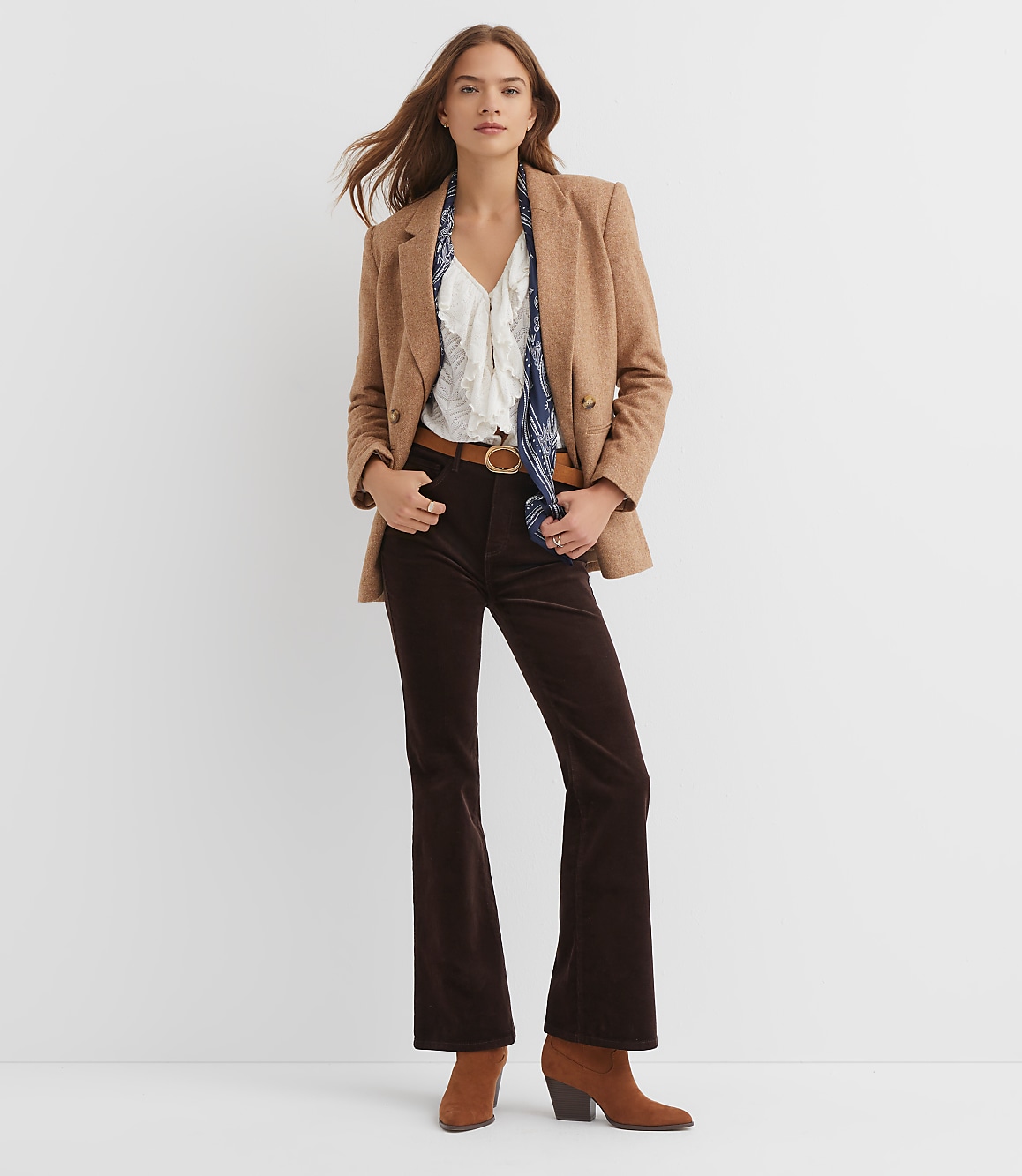 Herringbone Relaxed Blazer