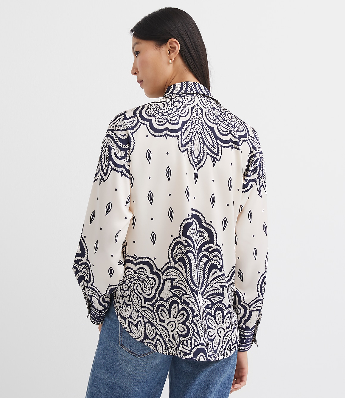 Petite Paisley Everyday Tunic Shirt