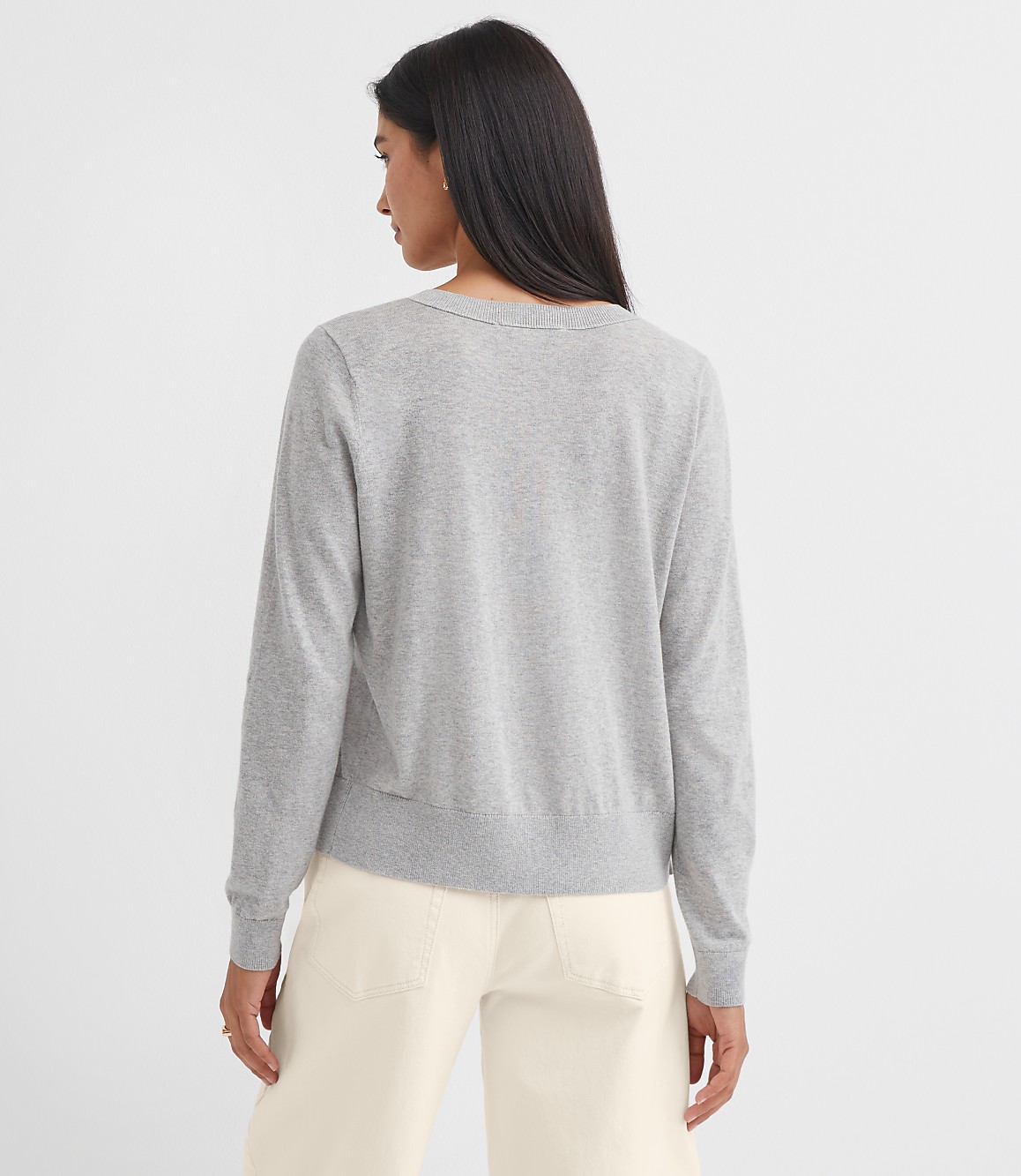 Modern Crew Neck Cardigan