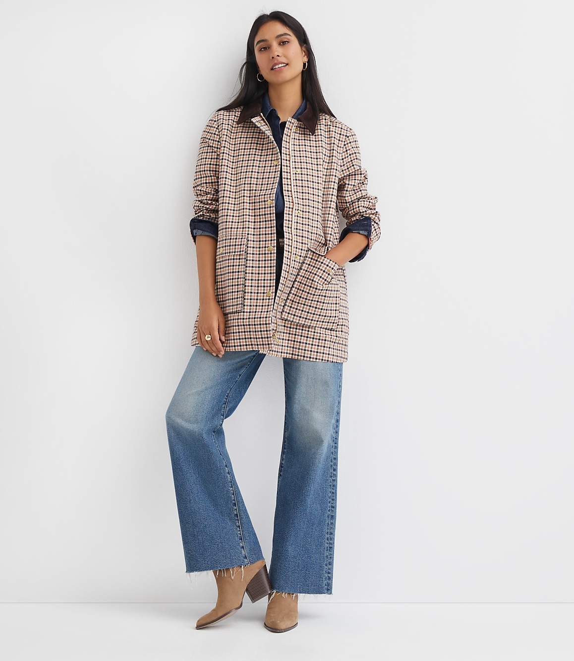 Plaid Barn Jacket