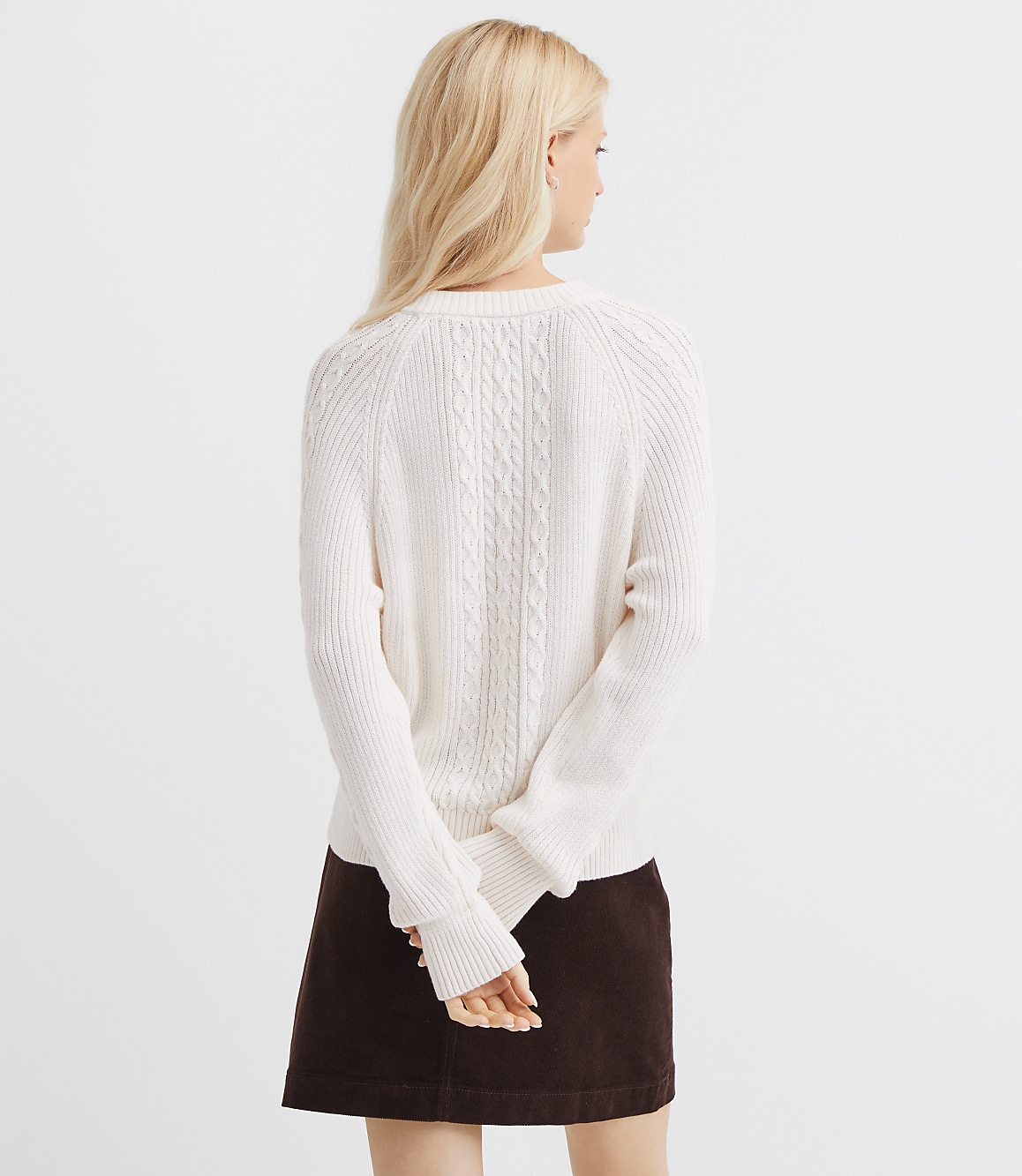 Ribbed Cable Sweater