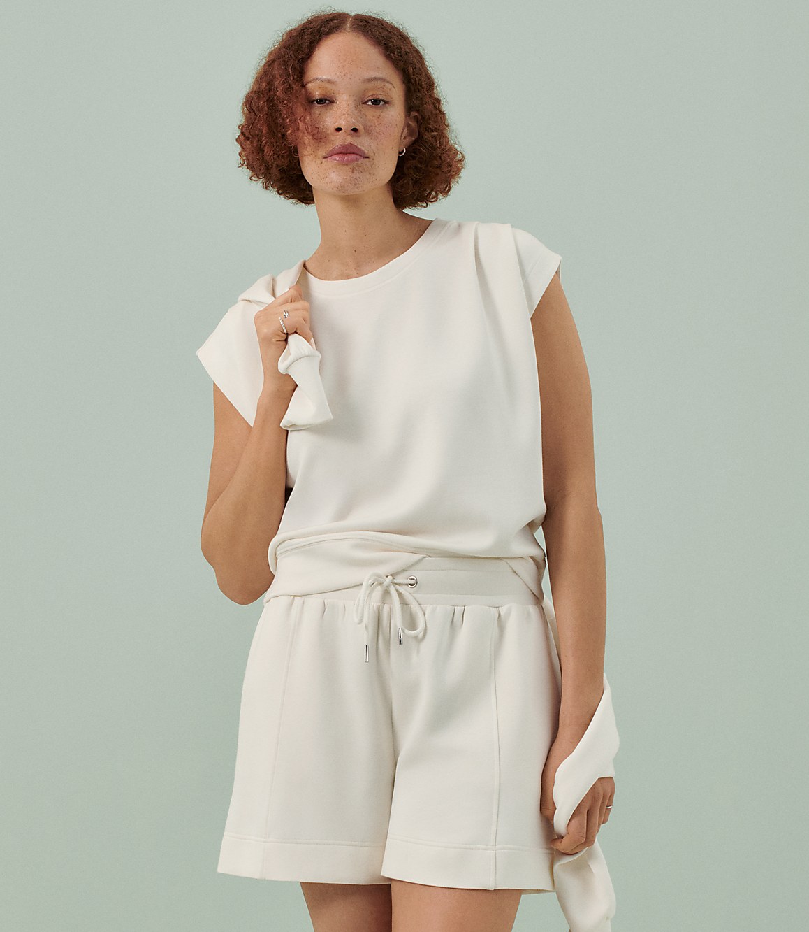 Lou & Grey Scubasoft Pleated Muscle Tee