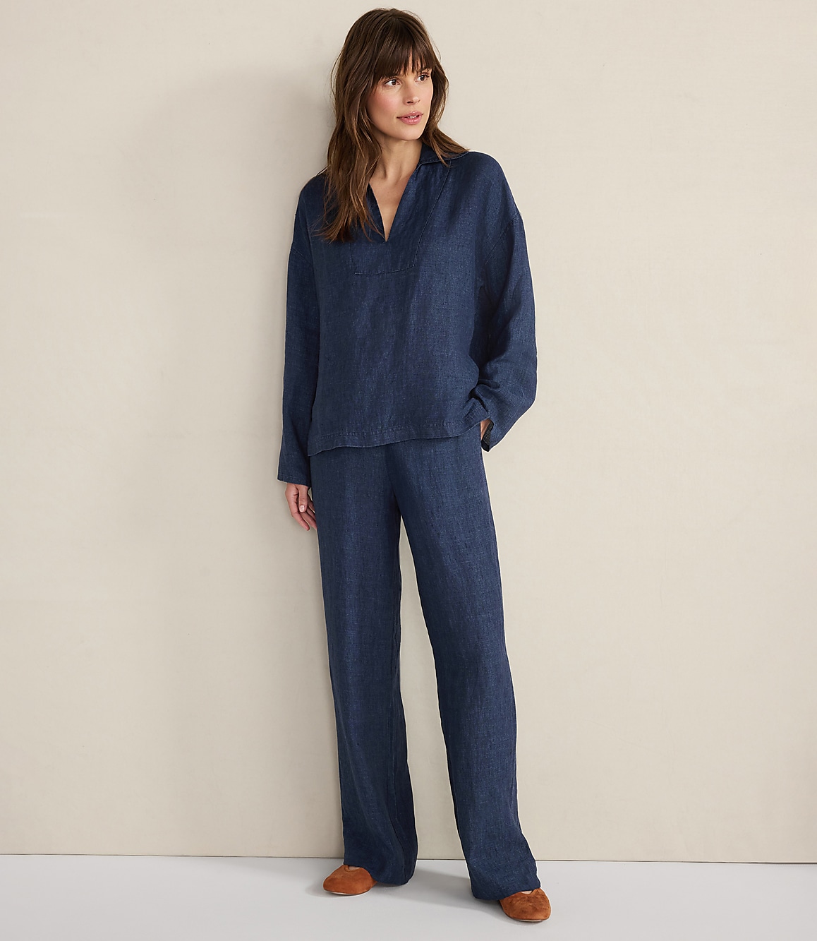 Haven Well Within Linen Straight Leg Pants
