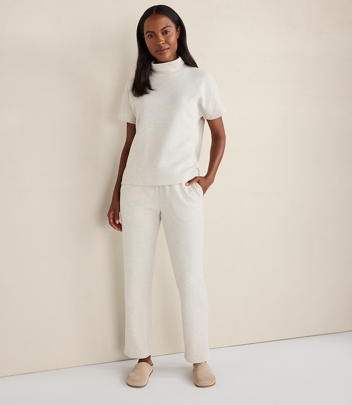 Haven Well Within Cotton Blend Ottoman Rib Pants
