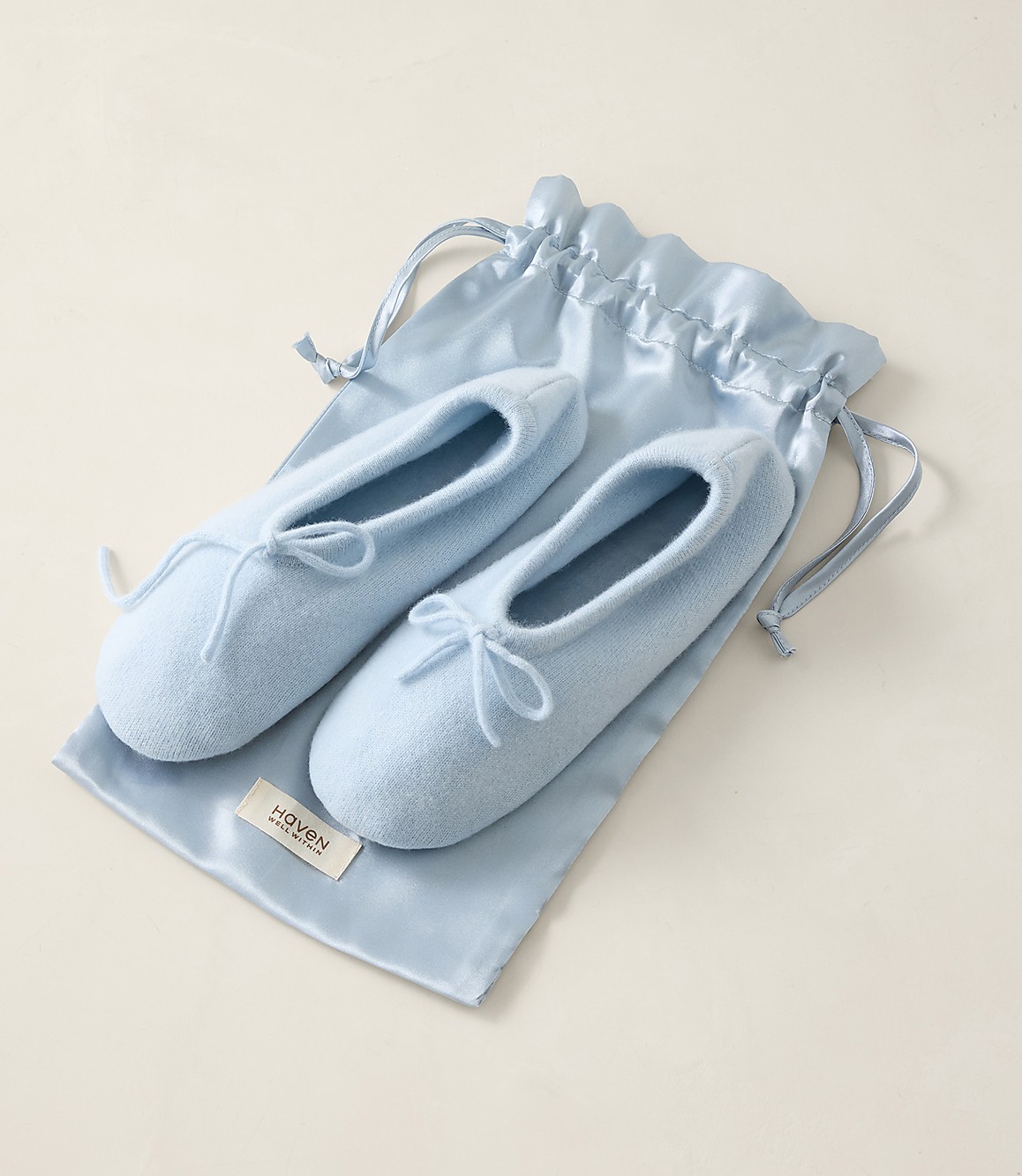 Haven Well Within Cashmere Travel Slippers
