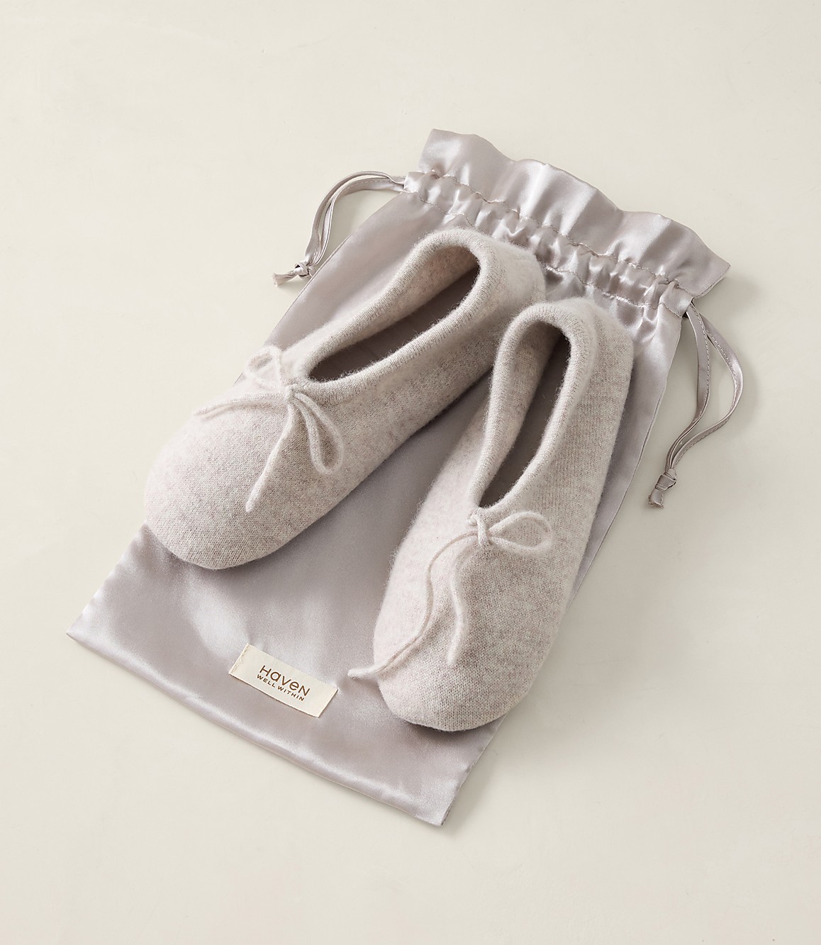 Haven Well Within Cashmere Travel Slippers