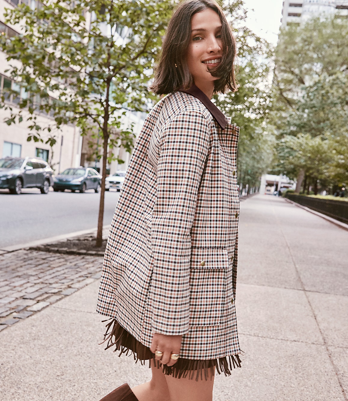 Plaid Barn Jacket