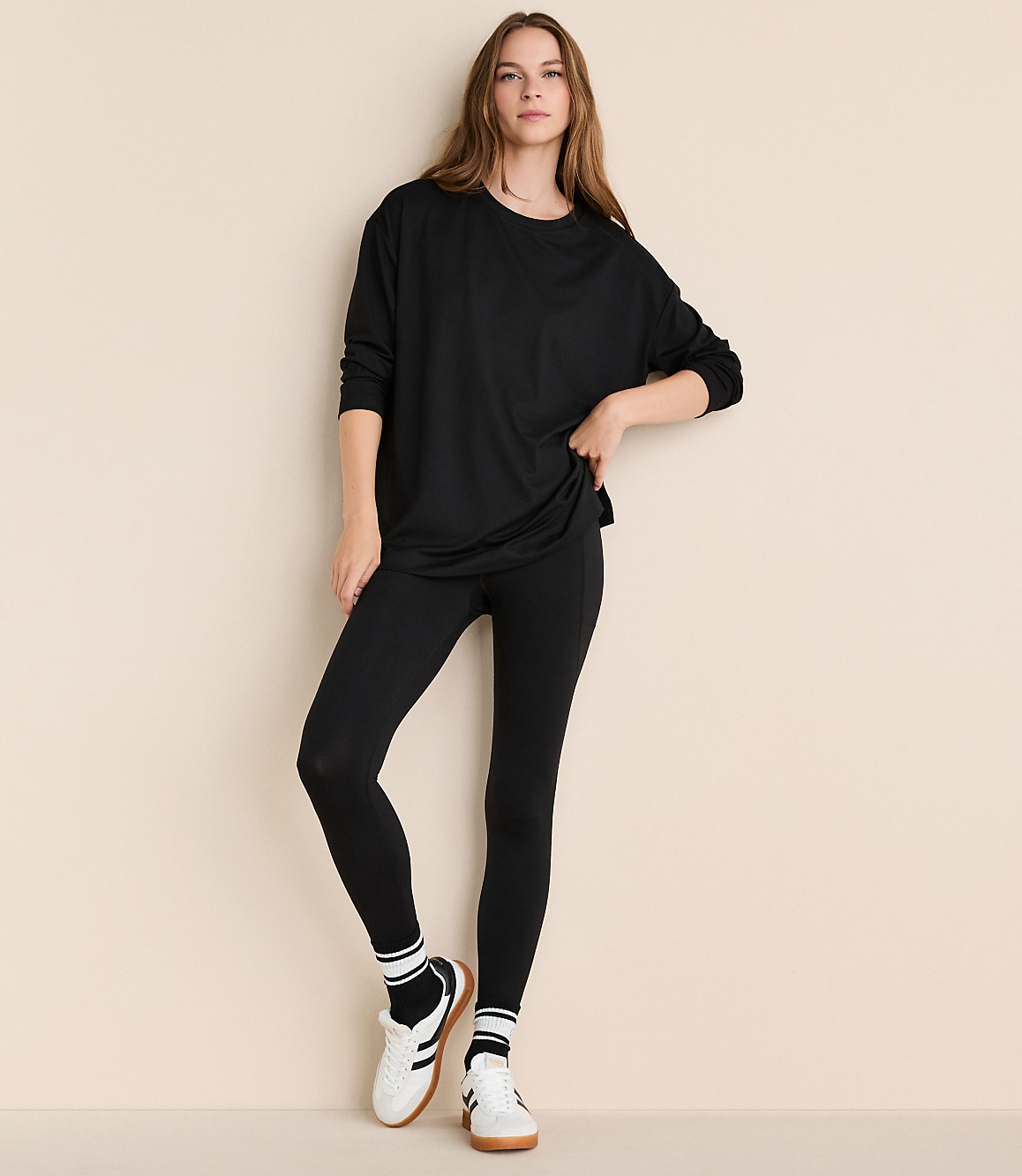 Lou & Grey Brushedsoft Side Pocket 7/8 Leggings