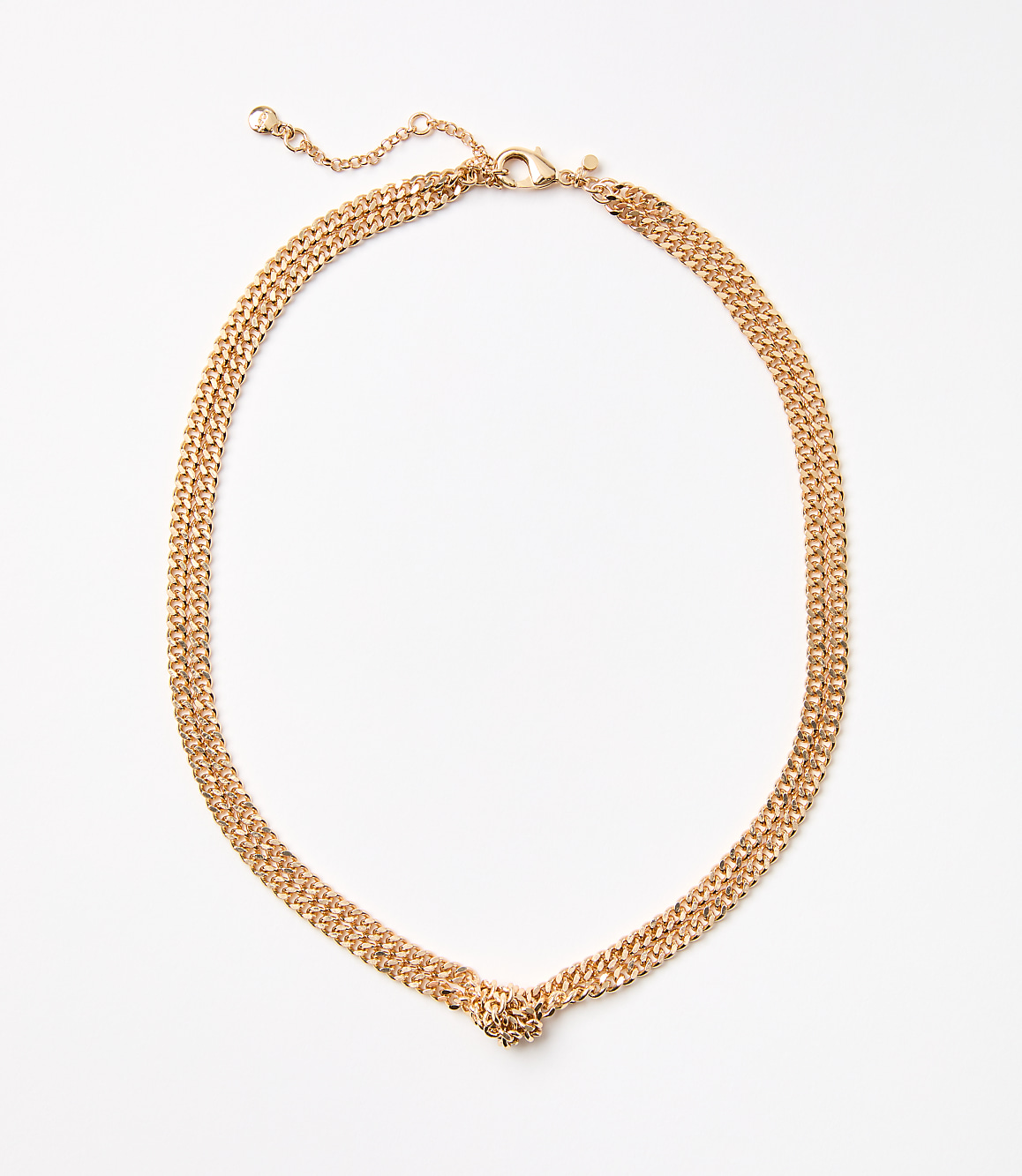 Knotted Chain Link Necklace