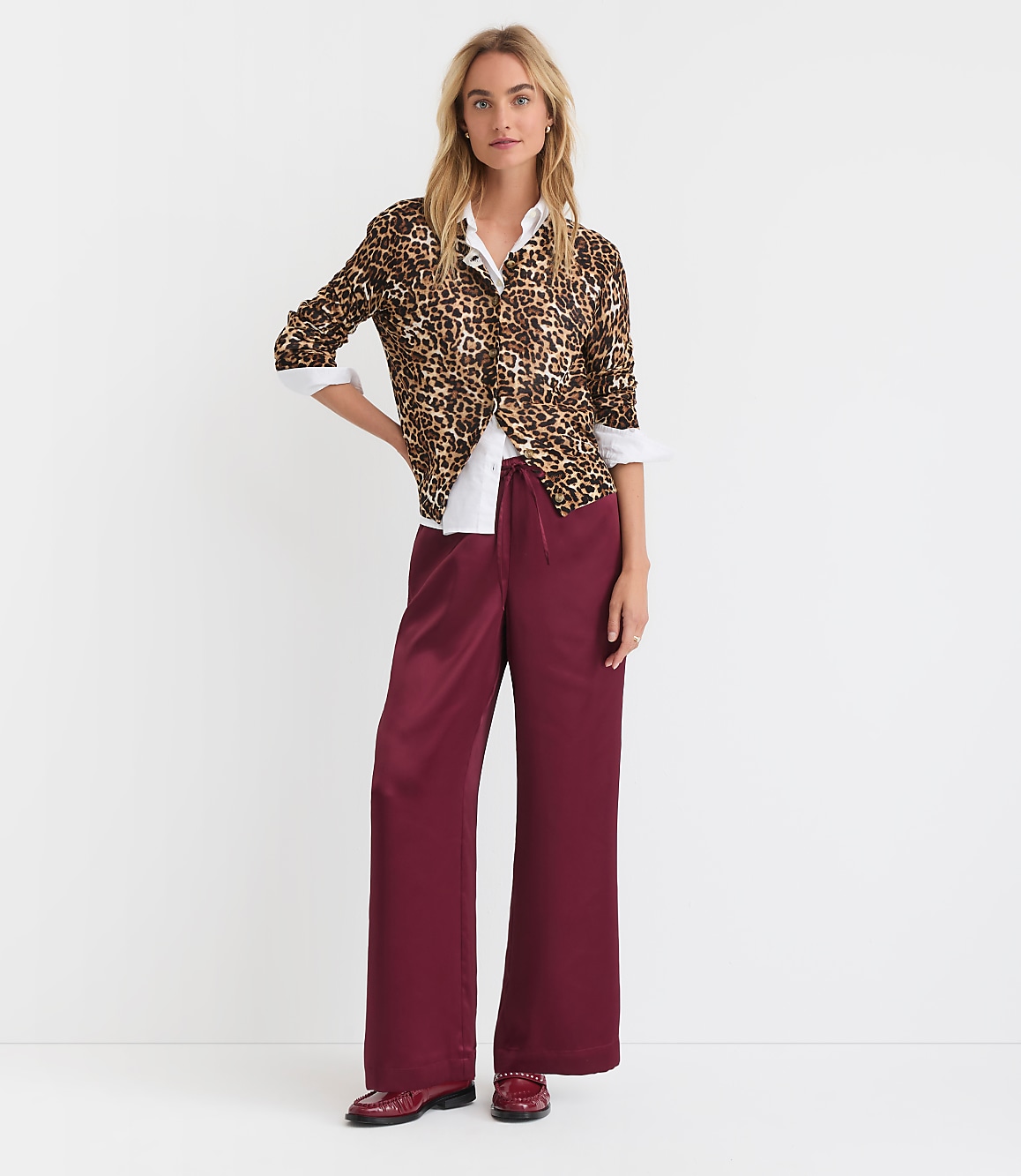 Sawyer Pull On Pants in Satin