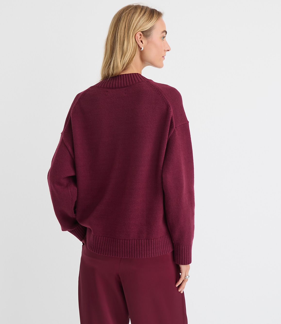 Slouchy V-Neck Sweater