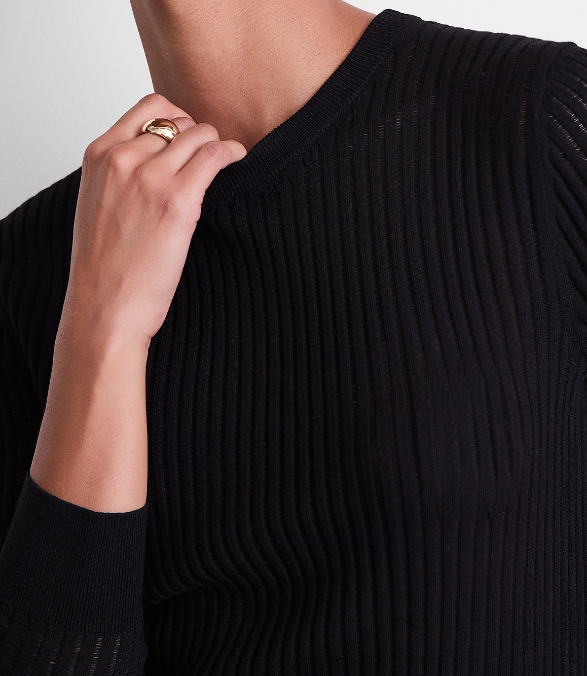 Petite LOFT Versa Ribbed Sweater