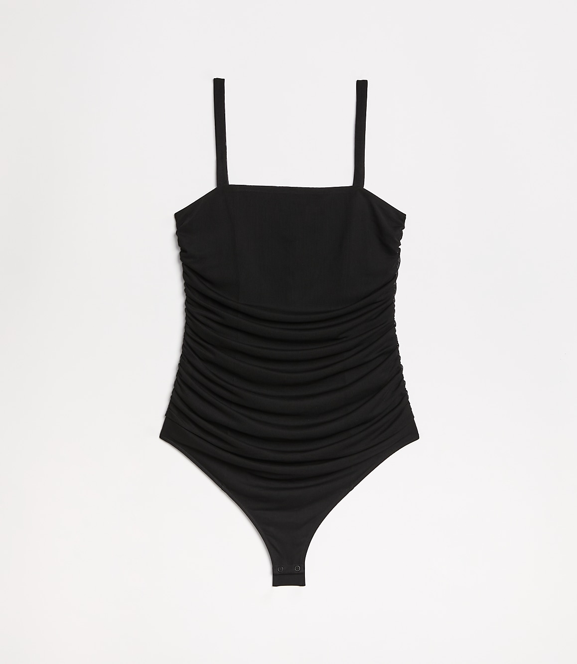 LOFT Versa Shirred Mesh Bodysuit