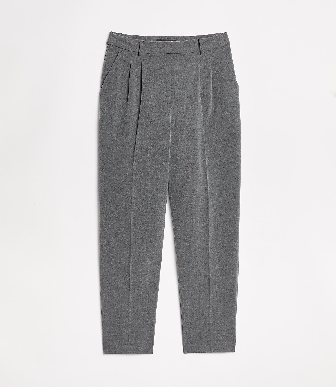 LOFT Versa Seasonless Stretch Double Pleat Taper Pants in Heather