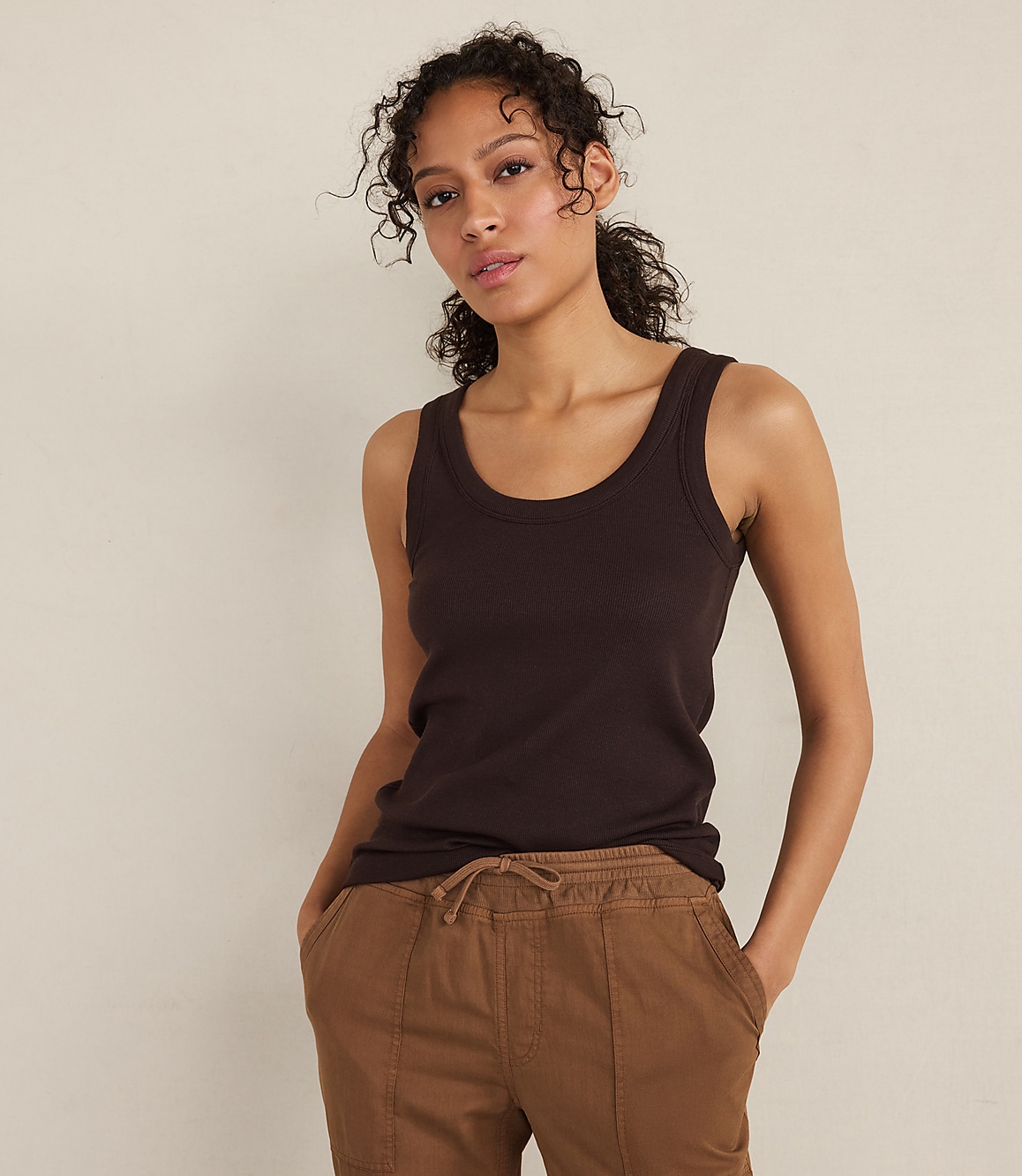 Haven Well Within Essential Organic Cotton Scoop Neck Tank