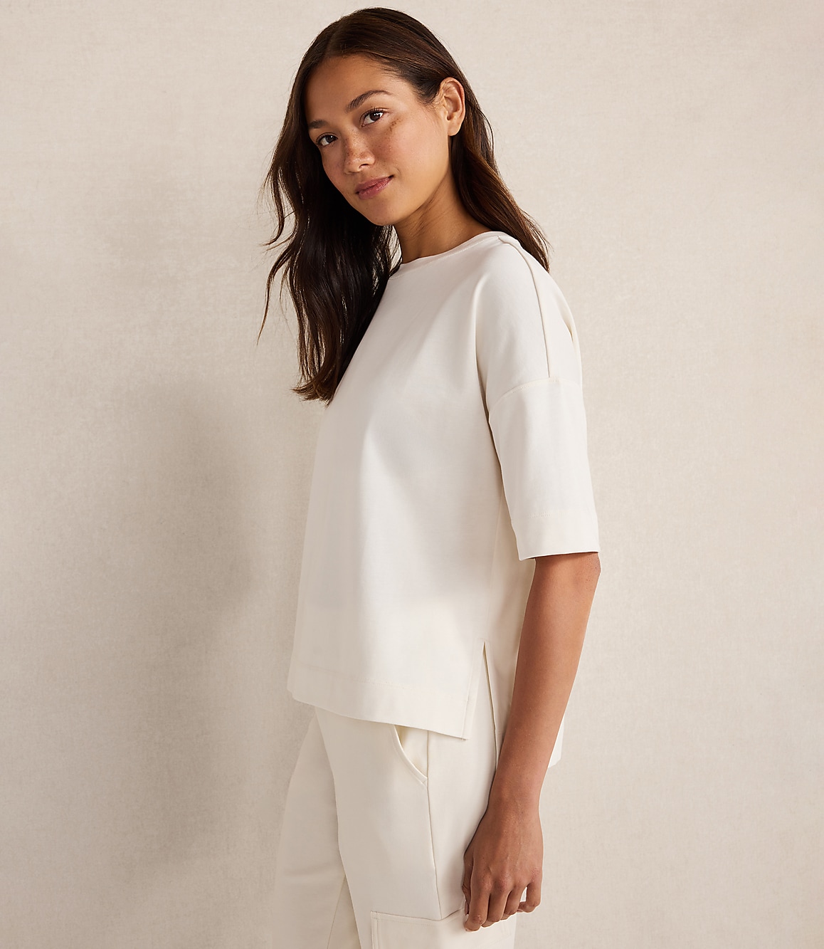 Haven Well Within Plaited Organic Cotton Jersey Tee