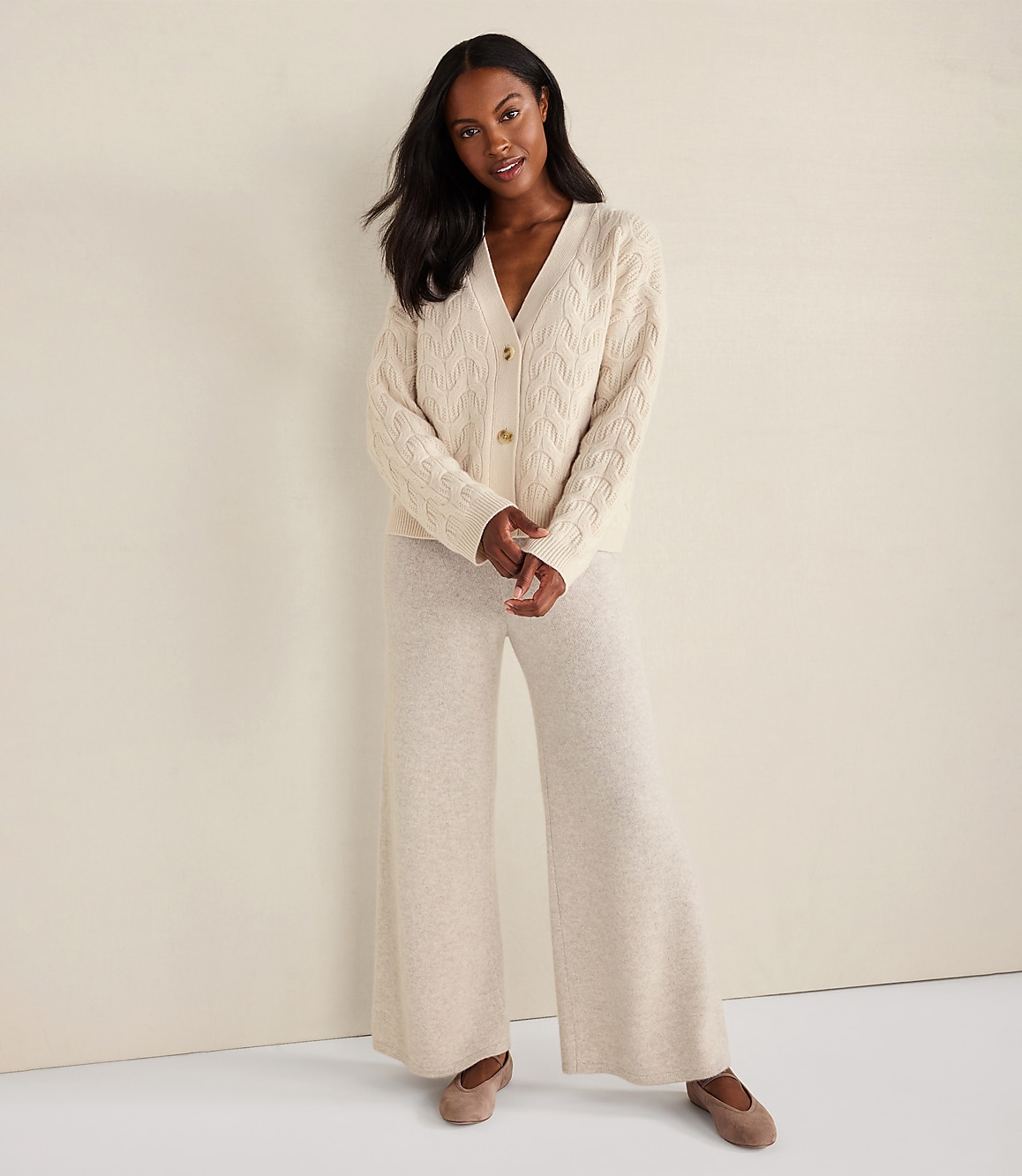Haven Well Within Cashmere Cable Cardigan