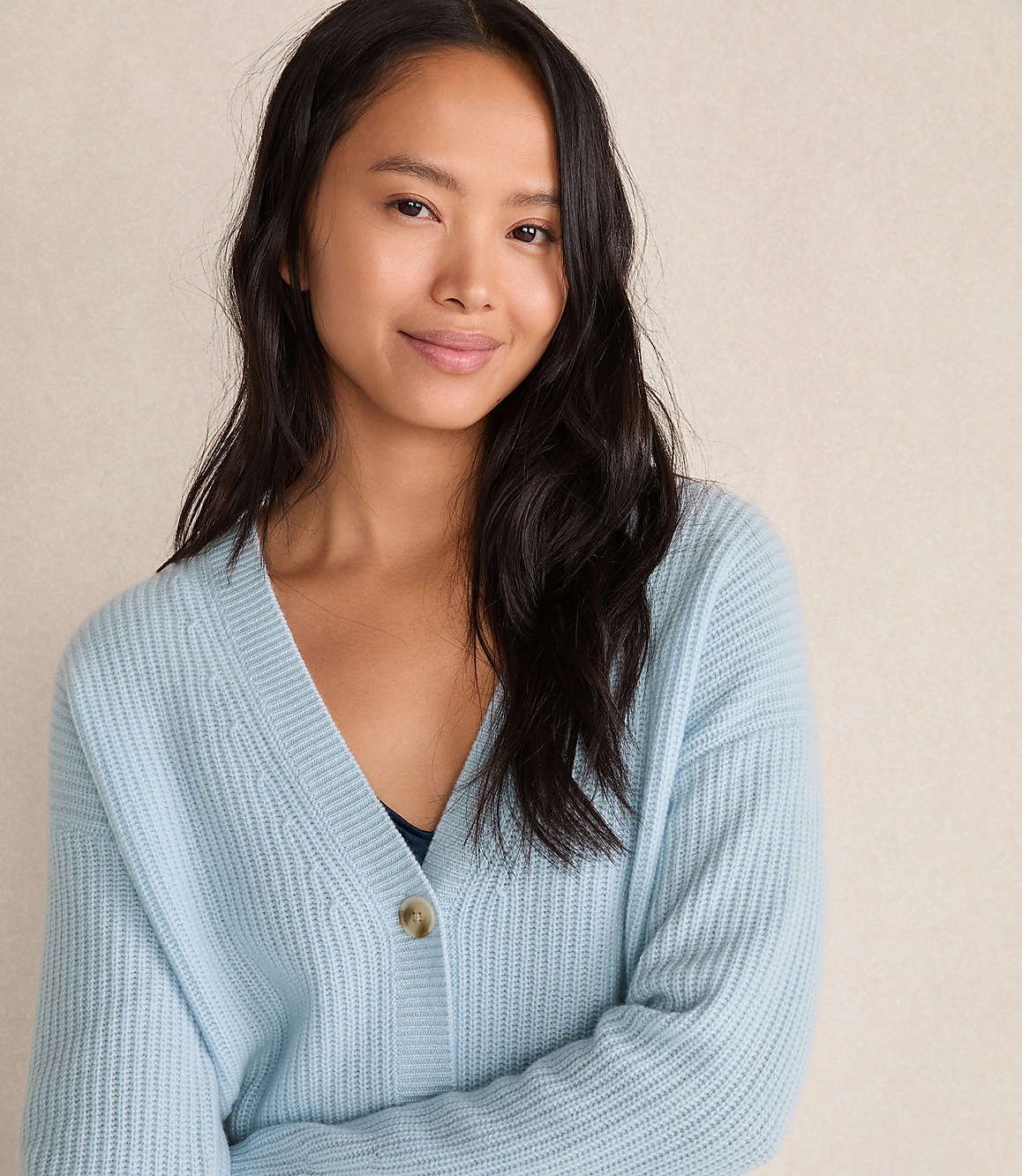 Haven Well Within Cashmere Shaker Stitch Cardigan