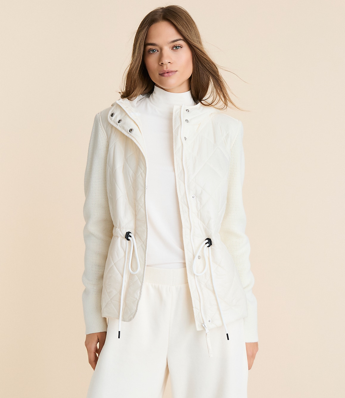 Lou & Grey Drawstring Puffer Jacket