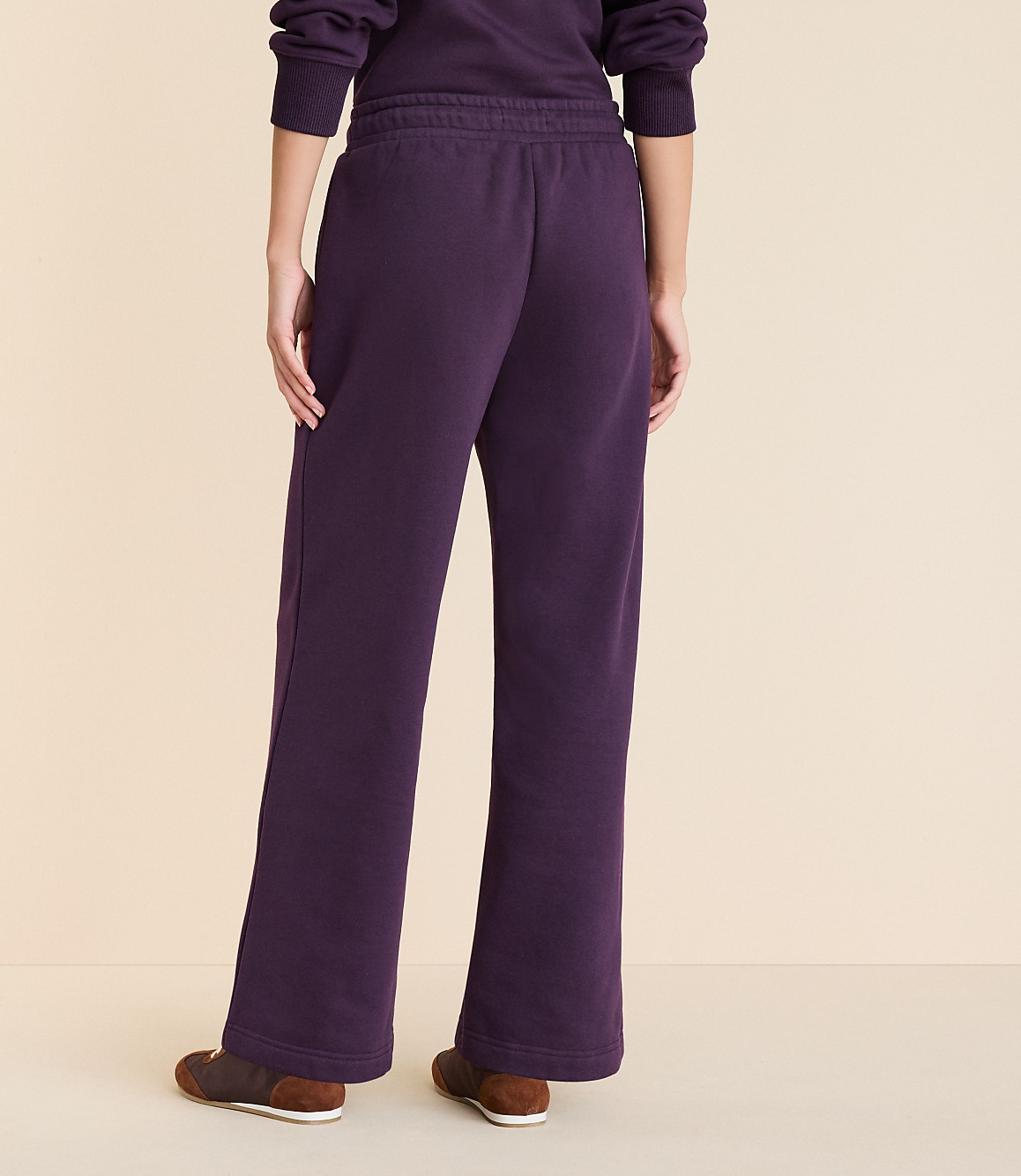 Lou & Grey Pintucked Elite Fleece Straight Pants