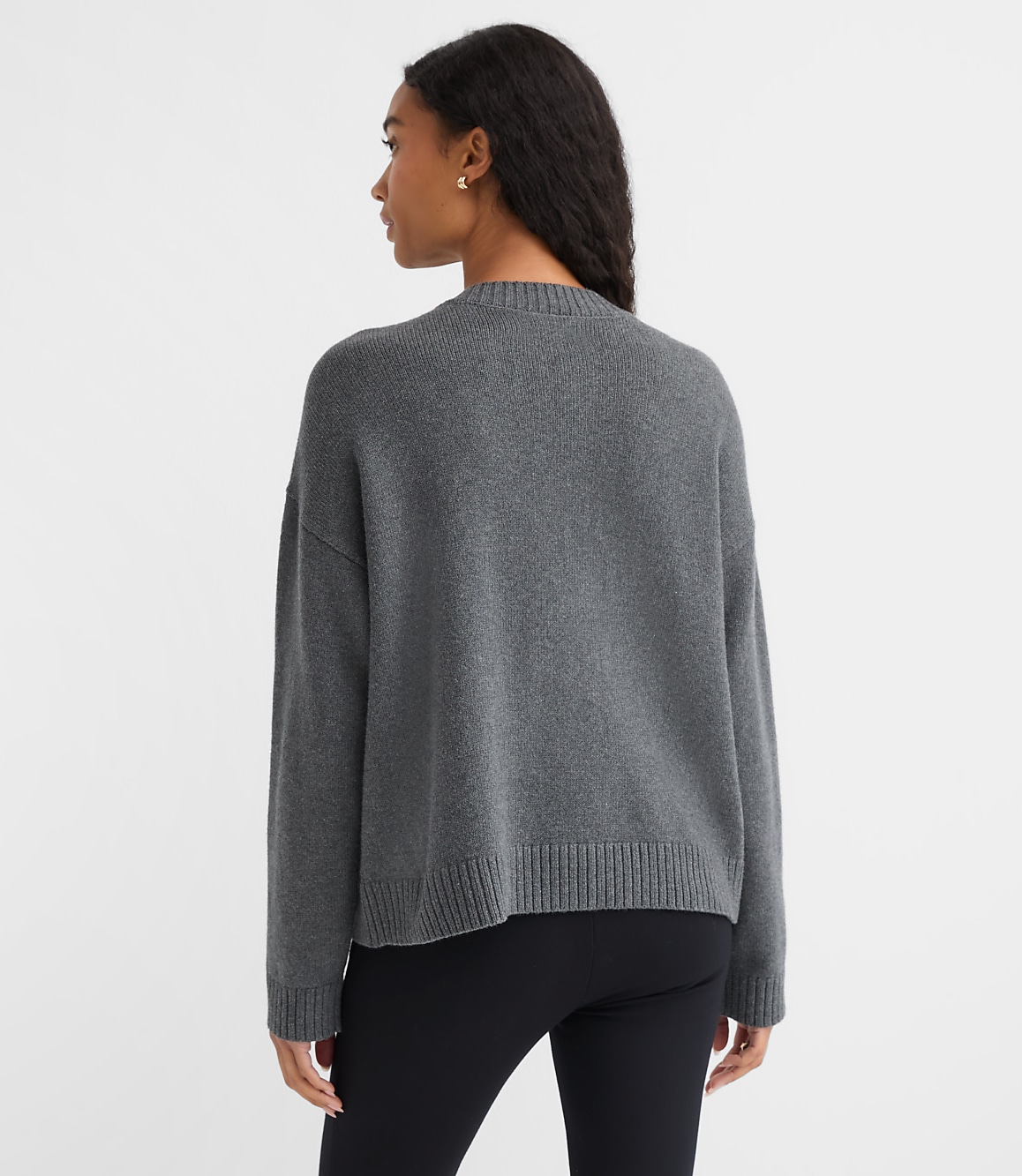 Heathered Horsebit Pocket Sweater