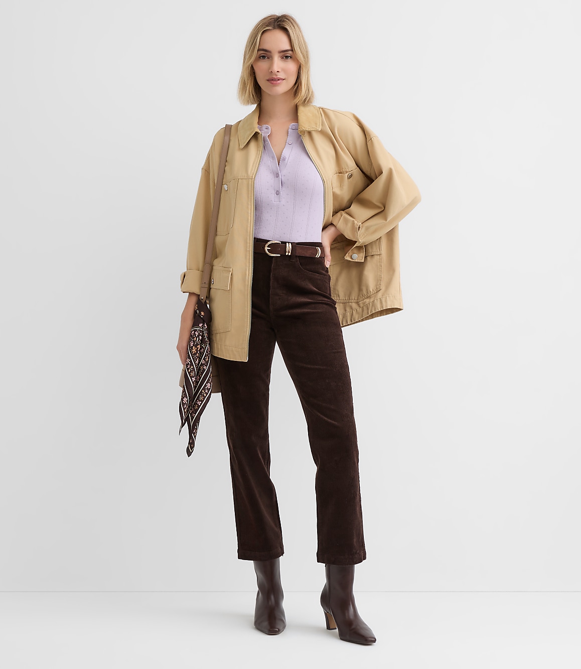 Straight Corduroy Pants