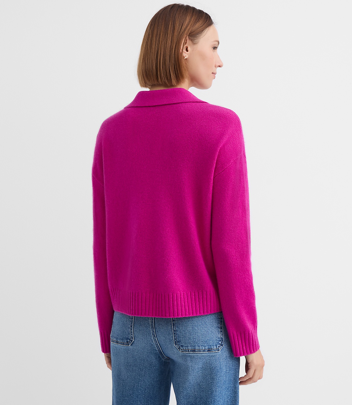 Collared Cashmere Sweater