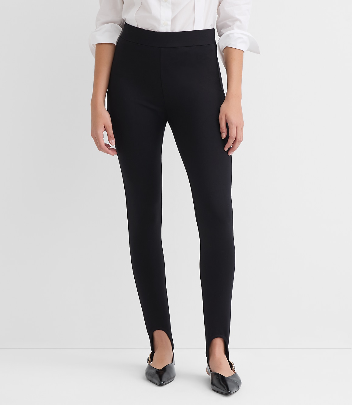 Petite Stirrup Leggings in Ponte