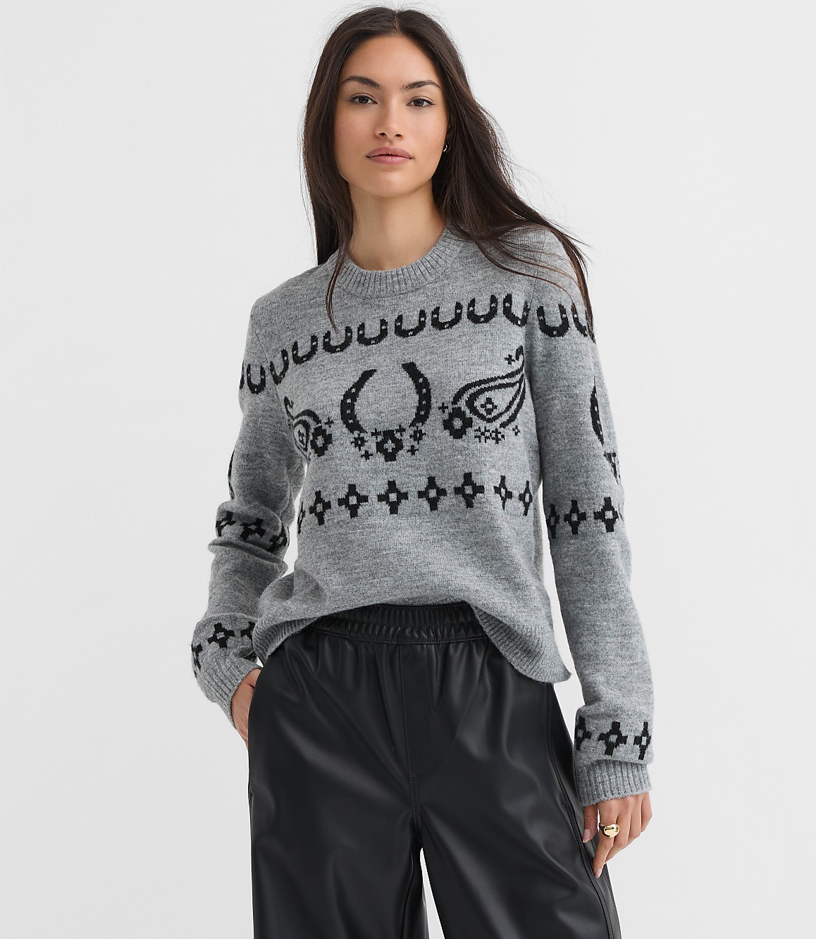 Petite Horseshoe Sweater