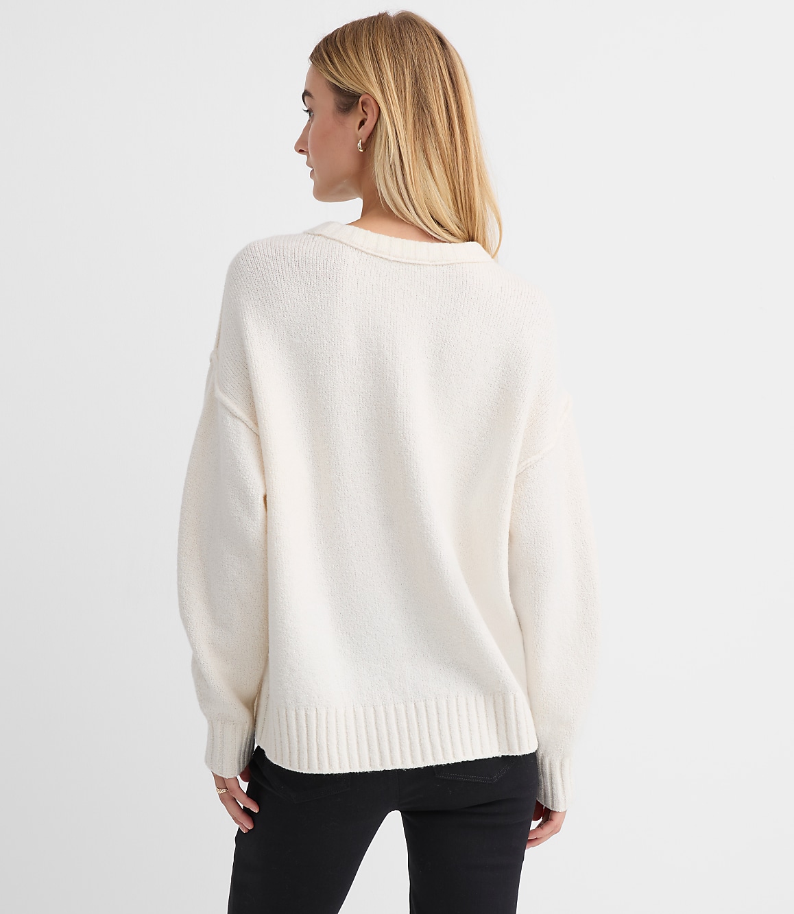 Elliptical Hem Sweater
