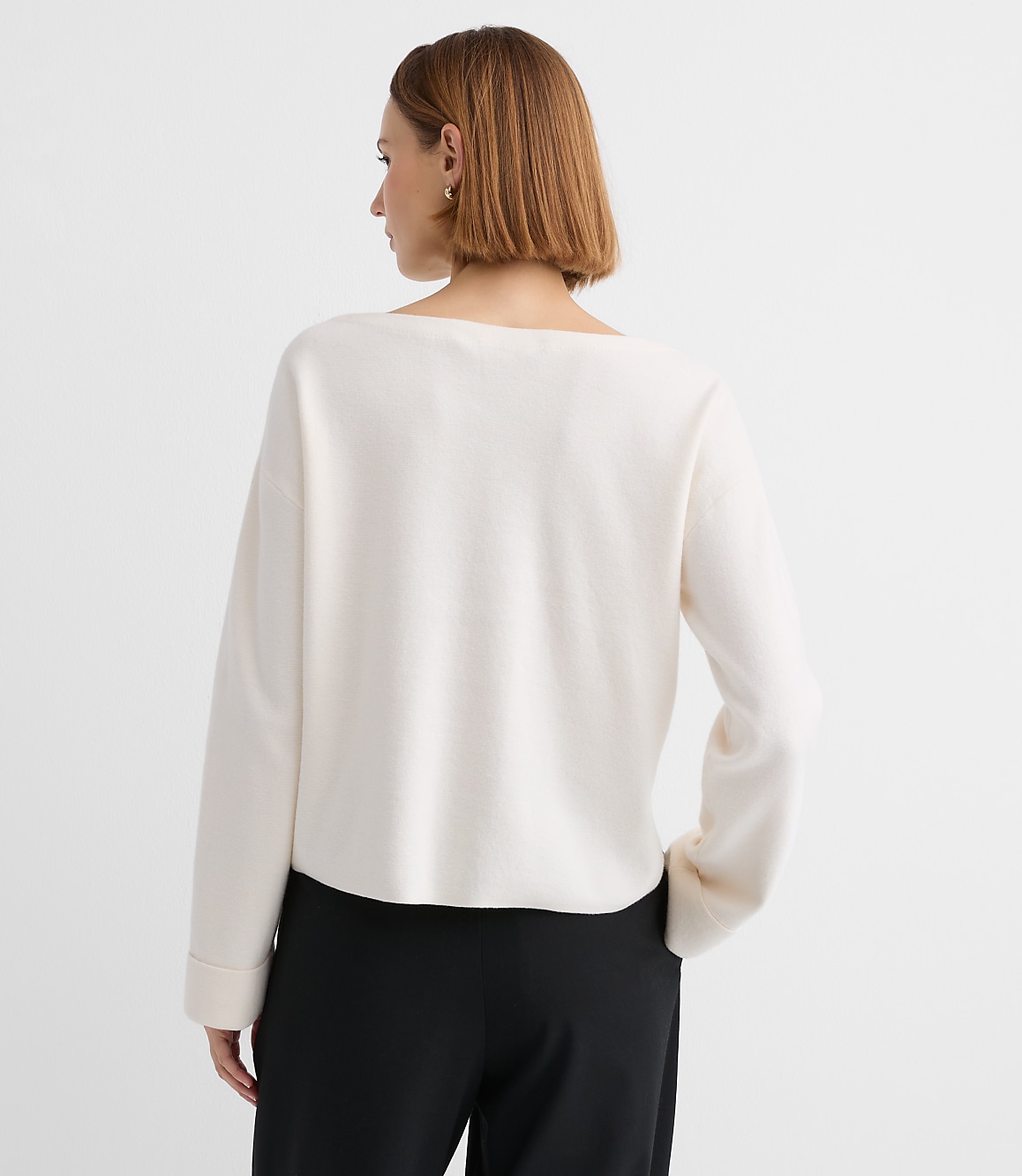 Boatneck Pocket Sweater