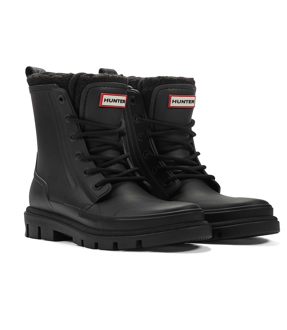 Hunter Diana Waterproof Lace-Up Boots