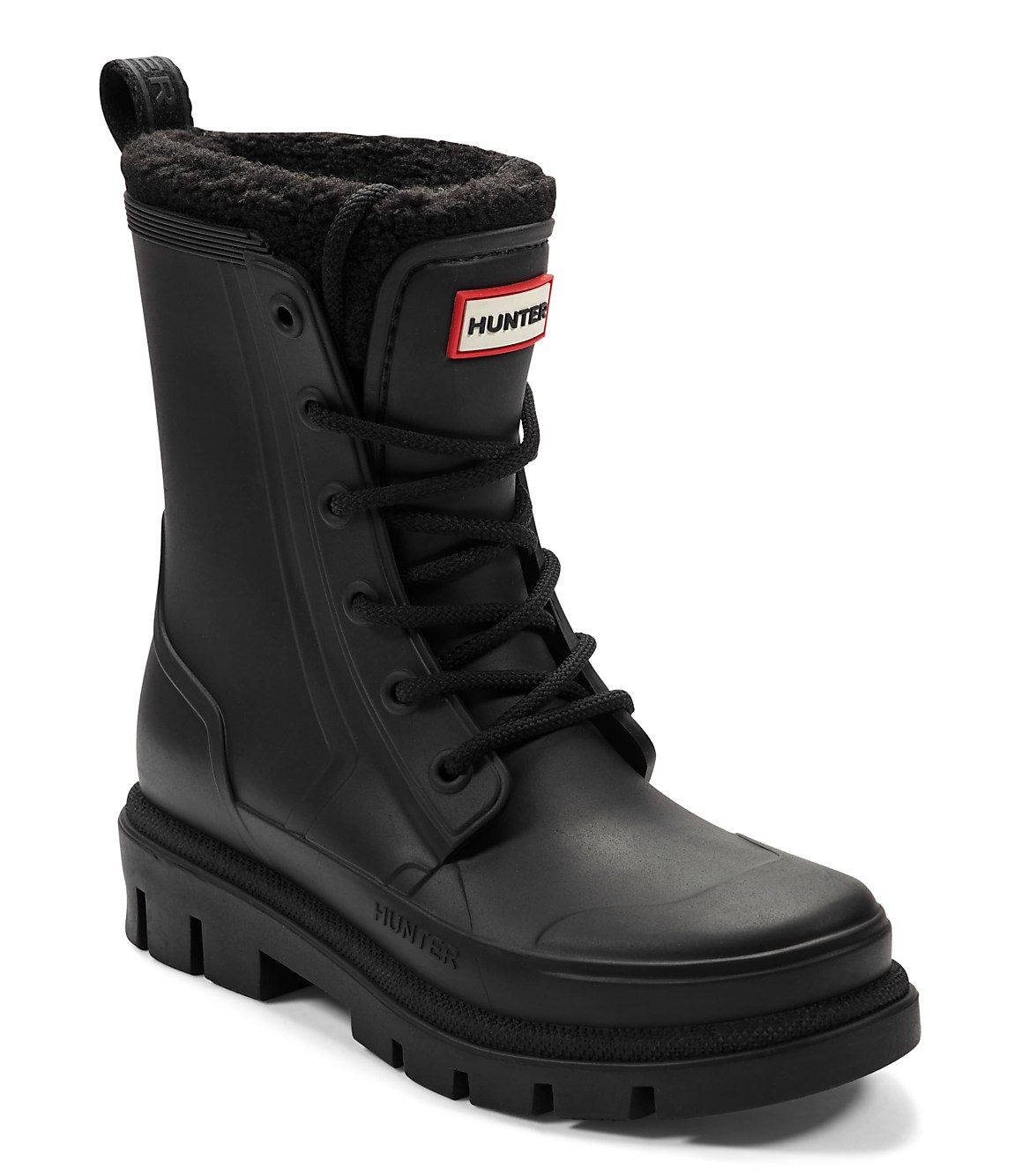 Hunter Diana Waterproof Lace-Up Boots